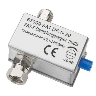 Attenuator for Adjusting the input signals at Setellite or Cable systems