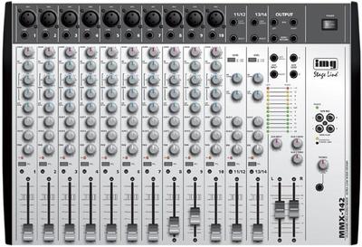 IMG Stageline MMX-142 14 Channel Audio Mixer