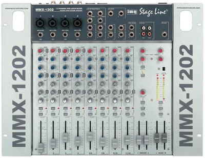 IMG Stageline MMX-1202 8 Channel Audio Mixer with 12 Inputs