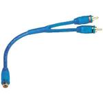 Audio Y Cable Adapters 1 x inline jack, 1 x plug, 2 x inline jack 