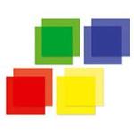 Colour film set of 4, 178 x 178 mm, for PAR56 