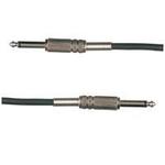 Heavy Duty Speaker Leads 6.3mm Mono To 6.3mm Mono Various Lengths
