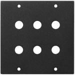 RSP-26RCA 19" Rack Panel System 6 x RCA Chassis Jack 