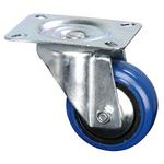Adam Hall Swivel Castor 80mm with Blue Wheel 