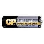 GP Supercell Zinc Carbon 4 x AA 1.5v Batteries