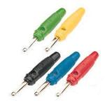 Soft Screw Male Banana Plug <b>Various Colours</b>