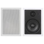Pair Of Ceiling / In-Wall Speakers With Directional Tweeter 100W - 5.25'' 