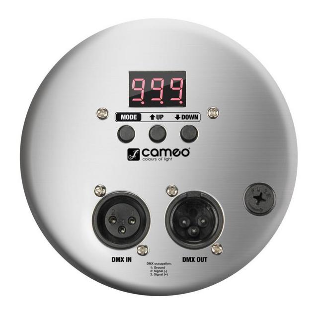 Cameo DMX Floor RGB PAR 64 Can - Chrome