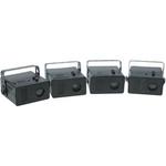 Soundlab Black 100W Vexin Lighting Effect Kit Consisting of 4 Lights With Master Slave Option 