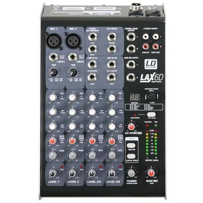 LD Systems LAX Series - Mixer 6-Channel with DSP 
