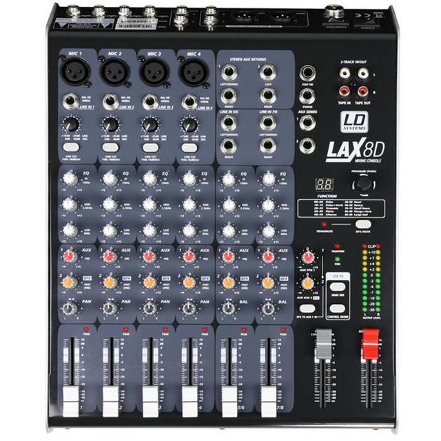 LD Systems LAX Series - Mixer 8-Channel with DSP 