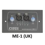 Cloud Electronics ME-1 Microphone Input Wall Panel 