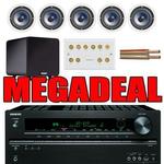 Onkyo 5.1 Amplifier, Ceiling Speakers& Subwoofer MEGADEAL 