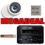 Yamaha CRX-332 Polk RC60i Speakers for Ceiling 