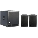 Quest QMPACK PA System 660W Subwoofer with 2 x QM108 170W Satelite Speakers 
