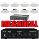 SA-100 Amplifier with 8 x Ceiling Speakers &amp; Switch 