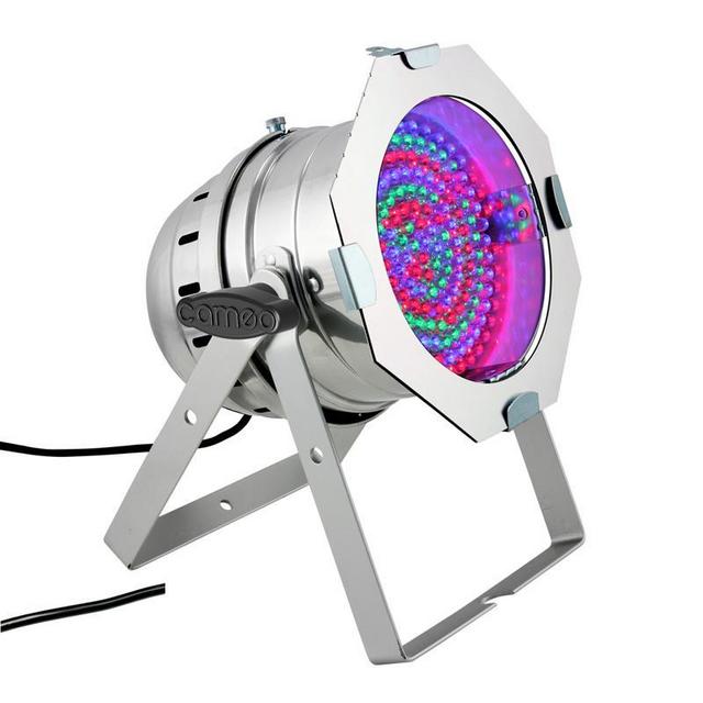 Cameo DMX Floor RGB PAR 64 Can - Chrome