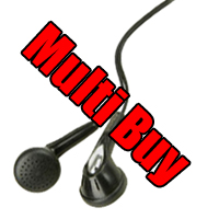 Multi Buy: 10 Stereo Earphones