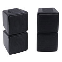 Pair Of 2-way Stereo Satellite Speakers 100W Max Various Colours