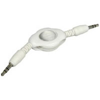 iPod Retractable Headphone Extention Lead 3.5mm Plug To 3.5mm Plug