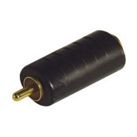 Gold Plated S-VHS Socket - RCA Phono Plug Coupler