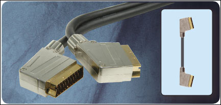 Gold Plated SCART Plug To SCART Plug 1.5m