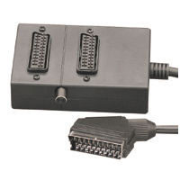 2-Way Switched Scart Splitter Box