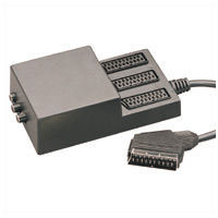 3-Way Switched Scart Splitter Box