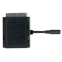 SCART Plug To SCART Socket And 3.5mm Stereo Socket
