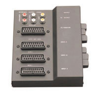 Scart Switch Box/Splitter Gold Plated