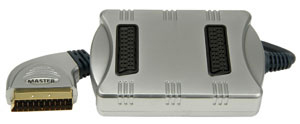 Masterclass 2-Way Scart Splitter Box