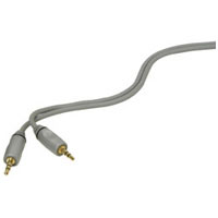 Stereo 3.5mm Jack Plug To Jack Plug Lead Silver link Collection Various Lengths