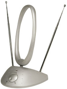 Amplified 'Silver Solution' TV Aerial Suitable for Digital TV