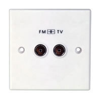 TV/FM Wall Plate