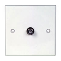 Satellite wall plate