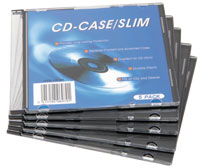 Slim Line CD Case 5 or 10 Pack