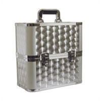 Polished Aluminium Flight Case 80 LPs