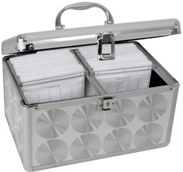 Patterned Aluminium CD Case - 510CD's