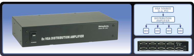 8-Way VGA Distribution Amplifier