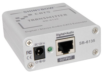 SB-6135 CAT 5 Digital Audio/Video + Stereo Audio Transmitter