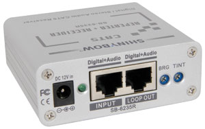 SB-6235R CAT 5 Digital Audio/Video + Stereo Audio Repeater + Receiver