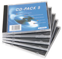 CD Case - 5 Pack
