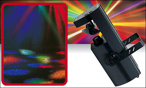 Professional 4 Channel DMX Scanner Light Effect