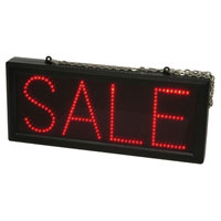 LED Panel Displaying �SALE�
