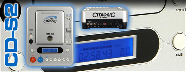 Citronic CD-S2 Top Loading CD Player