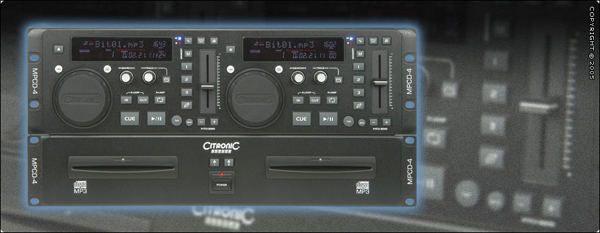 Citronic MPCD-4 Ultima Dual CD/MP3 Player