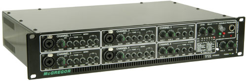 McGregor V12 Series Mosfet Mixer Amplifier with Digital Effects 2 x 500W