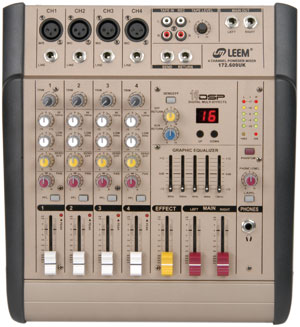 4-Channel Powered Mixer - 200W