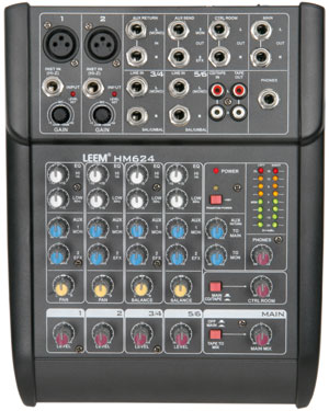 Professional 6 Channel Compact Mixing Console