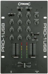 Pro-1 USB 2 Channel Mixer